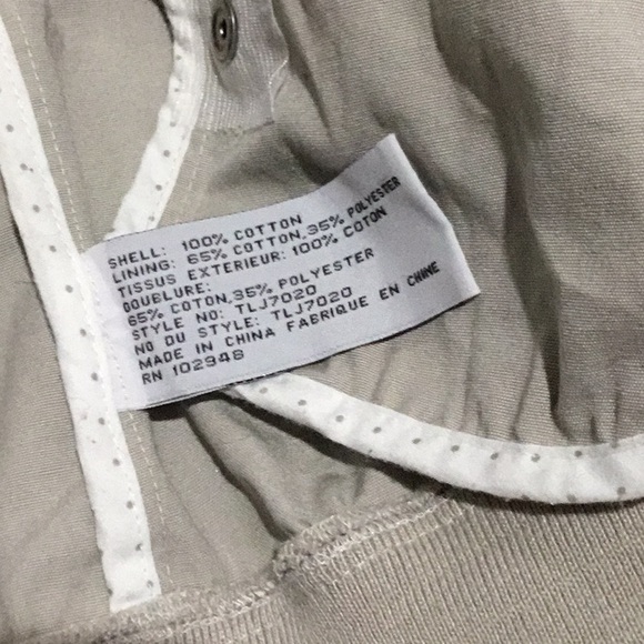 ⏰ Anthropology Tullette Khaki Bomber Jacket - Size S - Picture 8 of 12